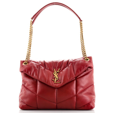 Saint Laurent LouLou Puffer Shoulder Bag Quilted Leather Medium