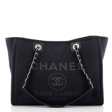 Chanel Deauville Tote Mixed Fibers Small