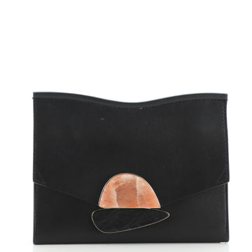 Proenza Schouler Curl Clutch Leather Small