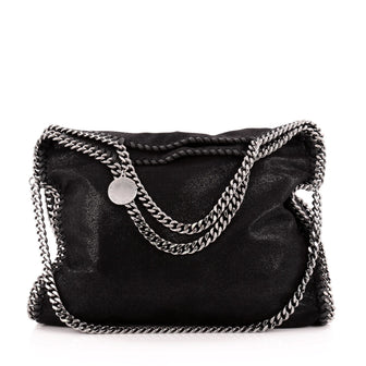Stella McCartney Falabella Fold Over Bag Shaggy Deer