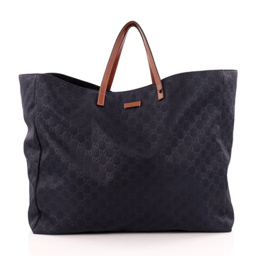 Gucci Open Tote Guccissima Nylon Tall