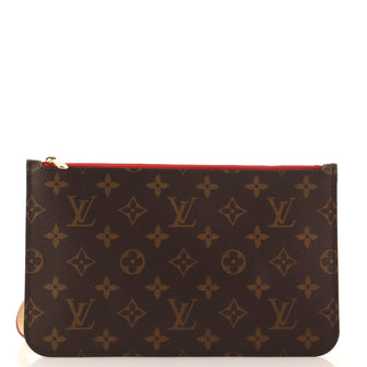 Louis Vuitton Neverfull Pochette Monogram Canvas Large