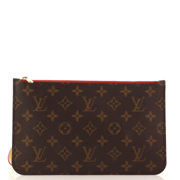 Louis Vuitton Neverfull Pochette Monogram Canvas Large