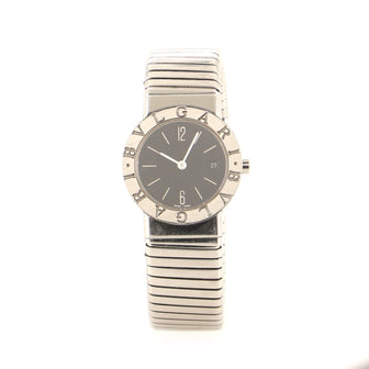 Bvlgari Tubogas Quartz Watch Stainless Steel 26