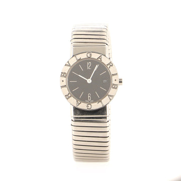 Bvlgari Tubogas Quartz Watch Stainless Steel 26