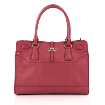 Salvatore Ferragamo Briana Tote Saffiano Leather Small