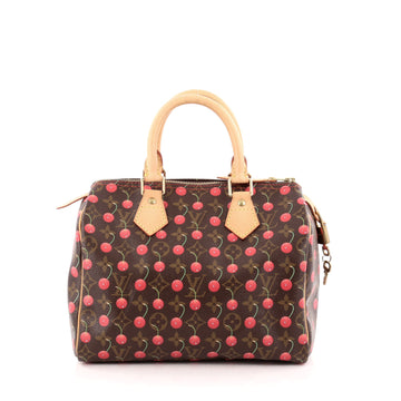 Louis Vuitton Speedy Handbag Limited Edition Cerises 25