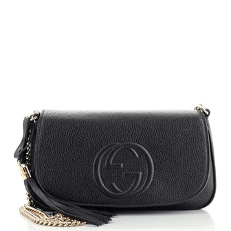 Gucci Soho Chain Crossbody Bag Leather Medium