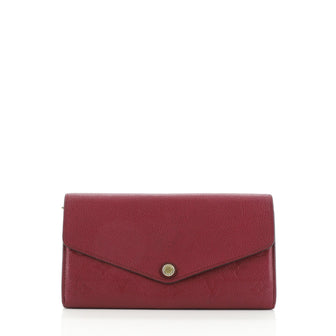 Louis Vuitton Sarah Wallet NM Monogram Empreinte Leather