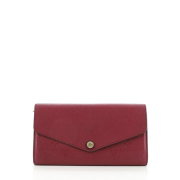 Louis Vuitton Sarah Wallet NM Monogram Empreinte Leather
