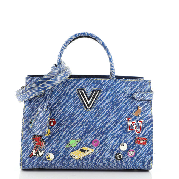 Louis Vuitton Twist Tote Limited Edition Pins Embellished Epi