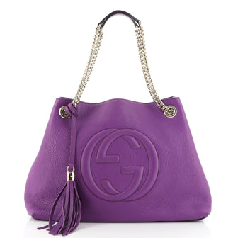 Gucci Soho Chain Strap Shoulder Bag Leather Medium