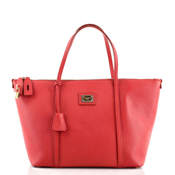 Dolce & Gabbana Miss Escape Zip Tote Saffiano Leather Large