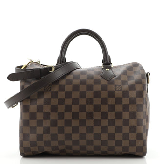 Louis Vuitton Speedy Bandouliere Bag Damier 30