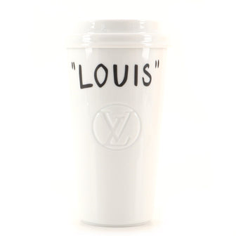 Louis Vuitton Louis Cup Monogram Canvas and Porcelain