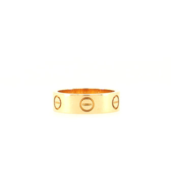 Cartier Love Band Ring 18K Yellow Gold