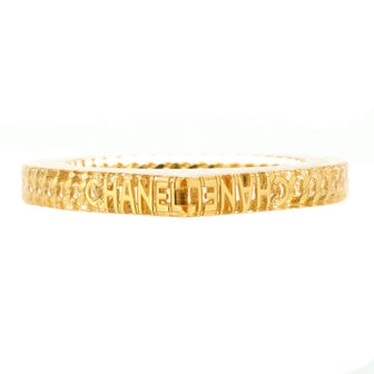 Chanel Vintage Chain Triangle Bangle Bracelet Lucite