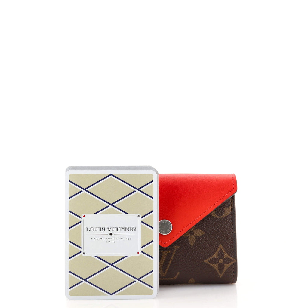 LOUIS VUITTON Monogram Playing Cards and Pouch Arsene Red 573617