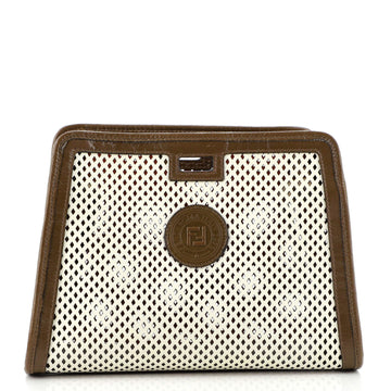 Fendi Peekaboo Defender Laser Cut Leather Small