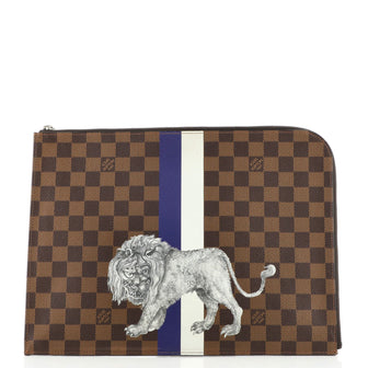 Louis Vuitton Pochette Jour Limited Edition Chapman Savane Damier GM