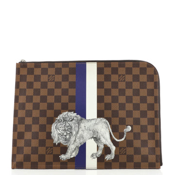 Louis Vuitton Pochette Jour Limited Edition Chapman Savane Damier GM