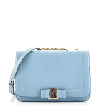 Salvatore Ferragamo Vara Bow Crossbody Bag Leather Medium