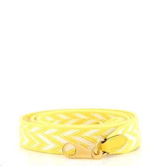 Hermes Sangle Zigzag Shoulder Strap Cavale Canvas 25
