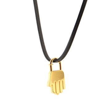 Hermes Annee De La Main Hand Cadena Necklace Metal