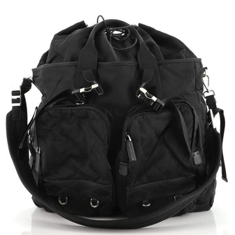 Prada Impunto Convertible Tote Tessuto Large
