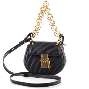 Chloe Drew Bijou Crossbody Bag Quilted Leather Nano