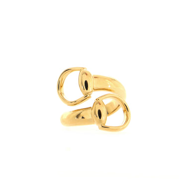 Gucci Horsebit Ring 18K Yellow Gold Medium