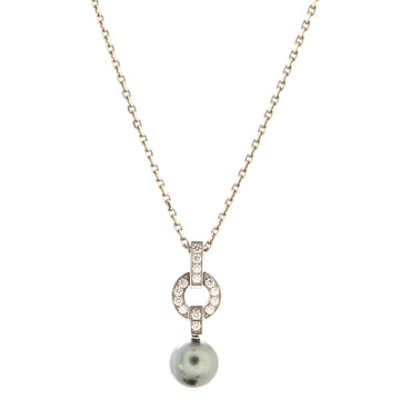 Cartier Himalia Necklace 18K White Gold with Diamonds and Pearls