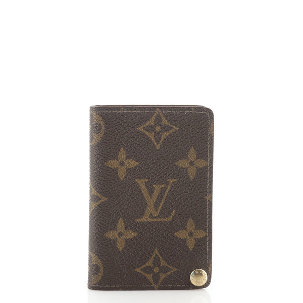 Louis Vuitton Monogram Porte Cartes Credit Pression Card Holder