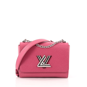 Louis Vuitton - Authenticated Twist Handbag - Leather Pink For Woman, Very Good Condition