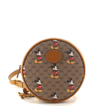 Gucci Disney Mickey Mouse Round Backpack Printed Mini GG Coated Canvas Mini