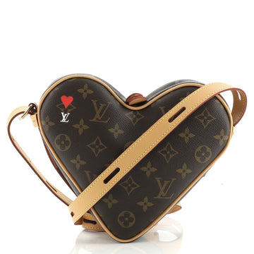 Louis Vuitton Coeur Handbag Limited Edition Game On Monogram Canvas