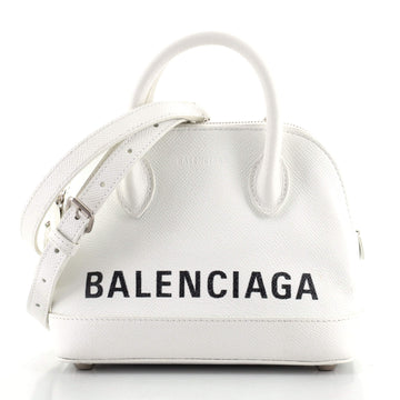 Balenciaga Logo Ville Bag Leather XXS