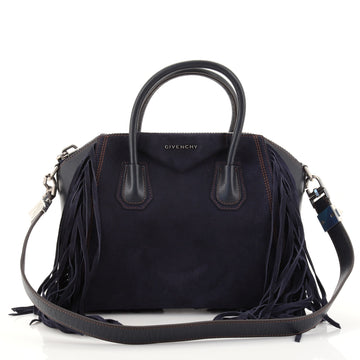 Givenchy Antigona Bag Fringe Suede and Leather Small