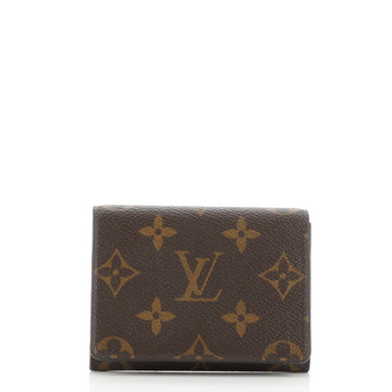 Louis Vuitton Envelope Business Card Holder Monogram Canvas