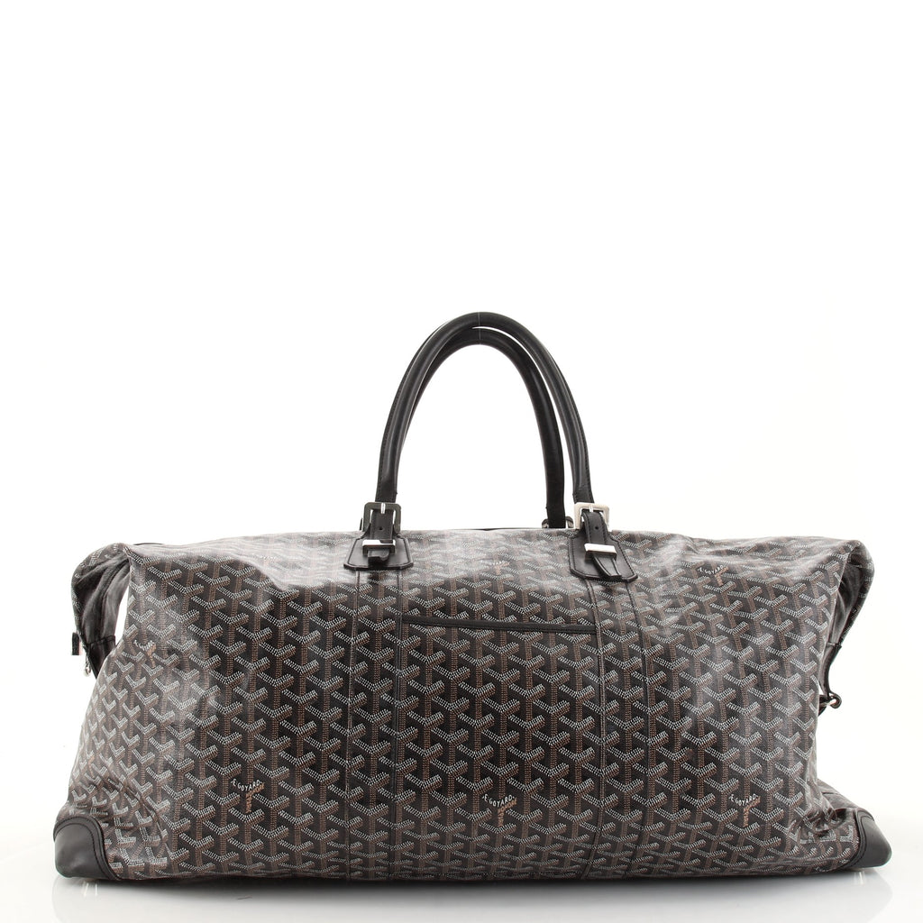 Goyard Goyardine Black Boeing 55 Travel Bag Silver Hardware – Madison  Avenue Couture