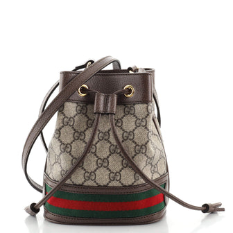 Gucci Ophidia Bucket Bag GG Coated Canvas Mini