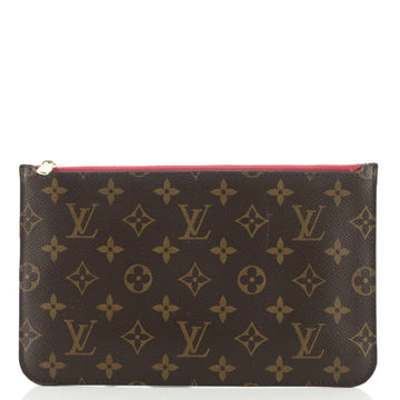 Louis Vuitton Neverfull Pochette Monogram Canvas Large