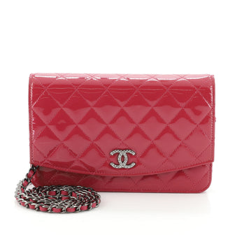 Chanel Brilliant Wallet on Chain Quilted Patent