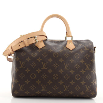 Louis Vuitton Speedy Bandouliere Bag Monogram Canvas 30