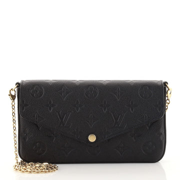 Louis Vuitton Felicie Pochette Monogram Empreinte Leather