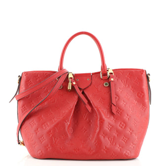 Louis Vuitton Mazarine Handbag Monogram Empreinte Leather MM
