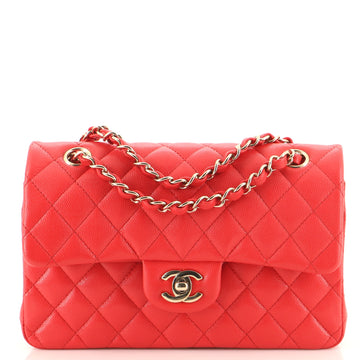 Chanel Classic Double Flap Bag Quilted Caviar Small