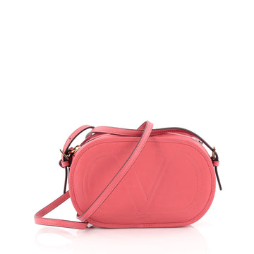 Valentino Logo Go Crossbody Leather Small