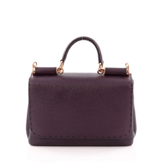 Dolce & Gabbana Soft Miss Sicily Handbag Leather Small