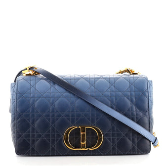 Christian Dior Caro Bag Cannage Quilt Gradient Lambskin Large